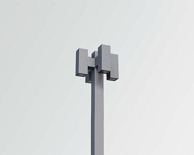 Парковый светильник светодиодный 460*460*3000мм 80вт 11600лм профиль