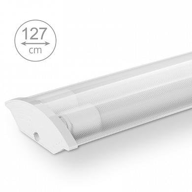 Светильник под лампу Wolta WT82120-02 IP20 1240x118x40 прозрачный (Для 2 ламп T8)