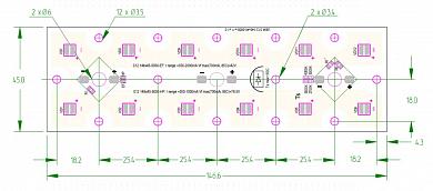 Светодиодный модуль UEM S12-146x45-HP-Y
