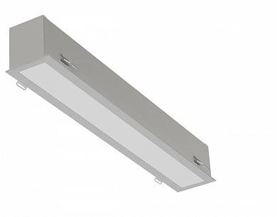 Линейный светодиодный светильник 18 Вт 2000 Лм IP40 встраиваемый в потолок