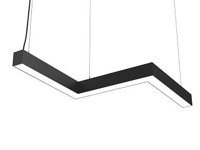 Светильник светодиодный зигзаг FS-TG 60Вт 453х70х1131